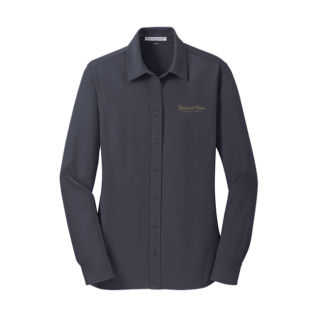Dinner and Tournament Women's Dress Shirt - Grey